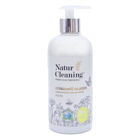   Mosogatószer NATURCLEANING pumpás koncentrátum citromfű olajos 500 ml