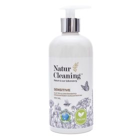   Mosogatószer NATURCLEANING pumpás koncentrátum sensitive illat,-és allergénmentes 500 ml