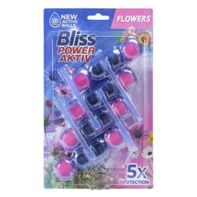 Toalett illatosító golyó BLISS virág 4x50 g