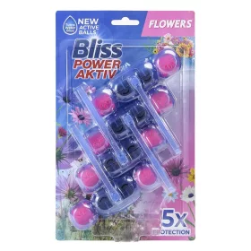Toalett illatosító golyó BLISS virág 4x50 g