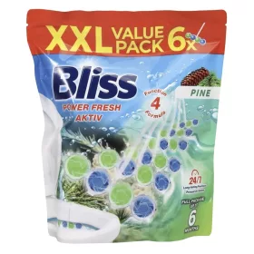 Toalett illatosító golyó BLISS XXL fenyő 6x50 g