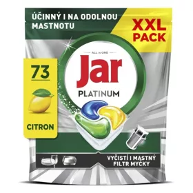 Mosogatógép tabletta JAR Platinum Lemon 73 darab/doboz