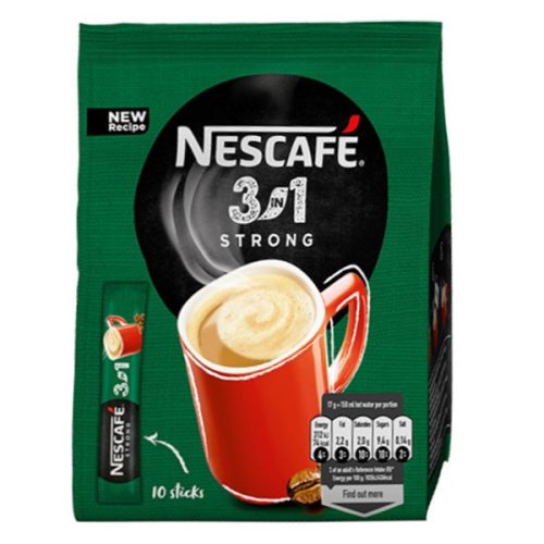Kávé instant NESCAFE 3in1 Strong 10x17g