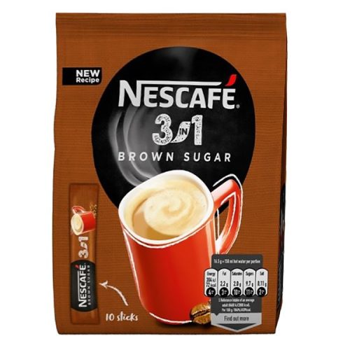 Kávé instant NESCAFE 3in1 barna cukorral 10x16,5g