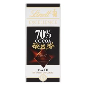   Étcsokoládé táblás LINDT Excellence 70%-os kakaótartalom 100 g