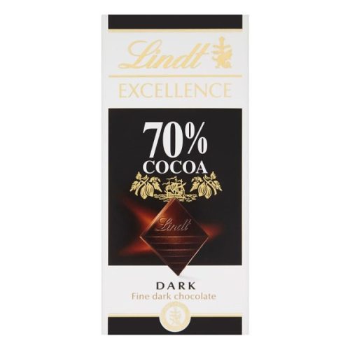 Étcsokoládé táblás LINDT Excellence 70%-os kakaótartalom 100 g