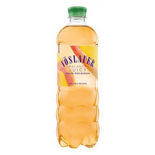 Ásványvíz szénsavas VÖSLAUER Balance Juice mango-őszibarack 0,75L DRS