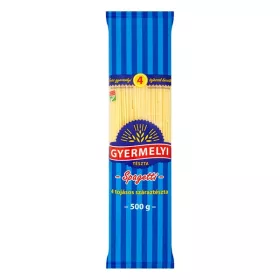 Száraztészta spagetti GYERMELYI 4 tojásos 500 g