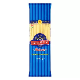 Száraztészta makaróni GYERMELYI 4 tojásos 500 g
