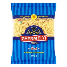 Száraztészta orsó GYERMELYI 4 tojásos 500 g