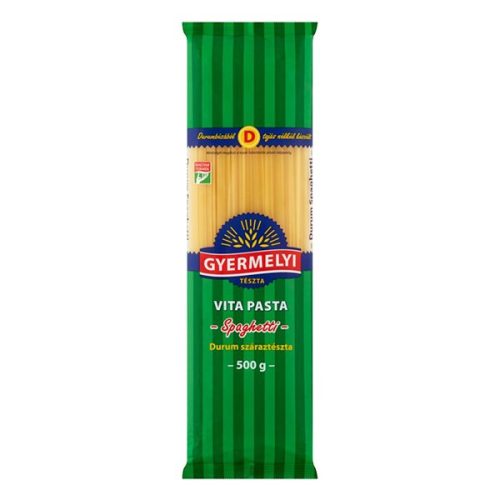 Száraztészta spagetti GYERMELYI Vita Pasta durum 500g
