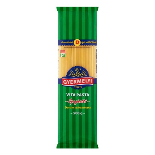 Száraztészta spagetti GYERMELYI Vita Pasta durum 500 g