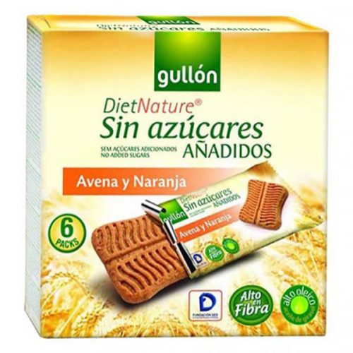 Keksz GULLON Snack zabos narancsos 144 g