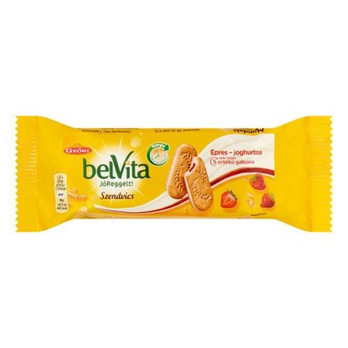 Keksz BELVITA Jó Reggelt! Softy epres töltelékkel 50 g