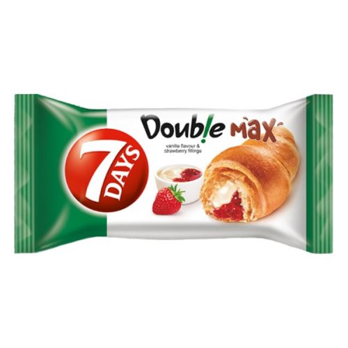 Croissant 7DAYS Double epres és vaniíliás töltelékkel 80 g