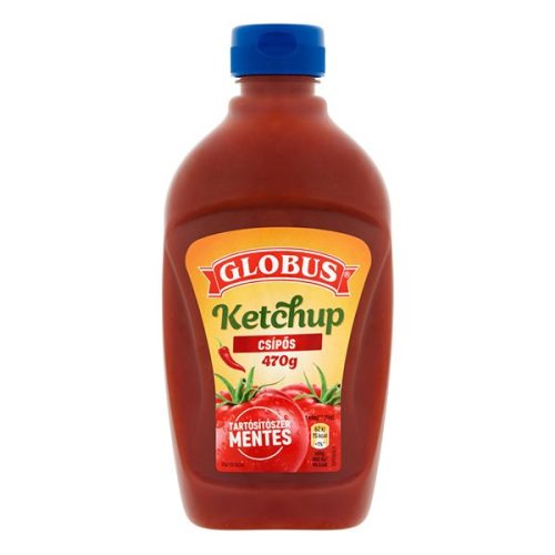 Ketchup GLOBUS Csípős flakonos 470 g
