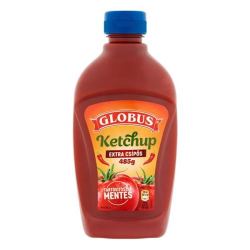 Ketchup GLOBUS Extra csípős 485 g