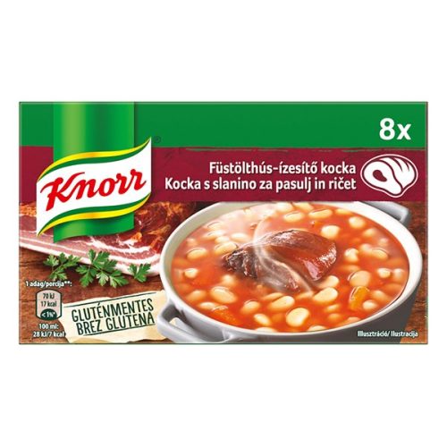 Ételízesítő KNORR Füstölthús-ízesítő kocka 80 g