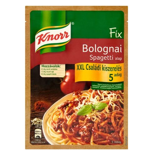 Ételalap KNORR Fix Bolognai spagetti XXL 89 g