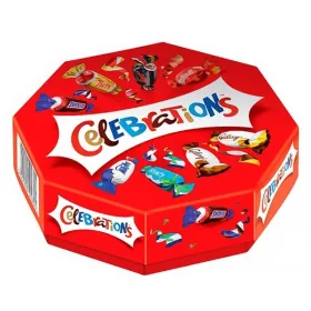 Csokoládé válogatás CELEBRATIONS ünnepi dobozban 196 g