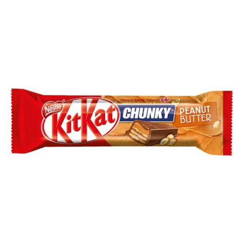 Csokoládé KITKAT Chunky Peanut Butter mogyoróvajas 42g