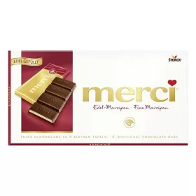 Csokoládé MERCI Marcipános 112 g