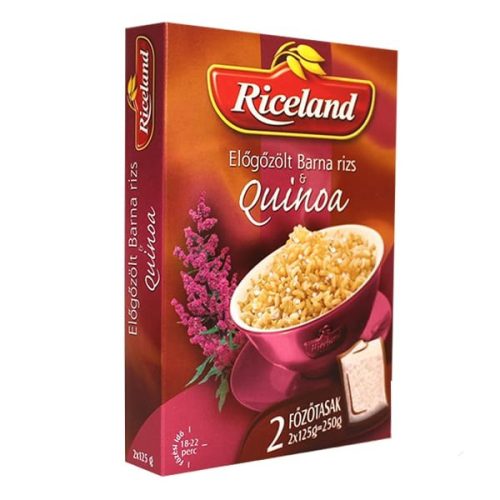 Főzőtasakos rizs és quinoa RICELAND előgőzölt 2x125g
