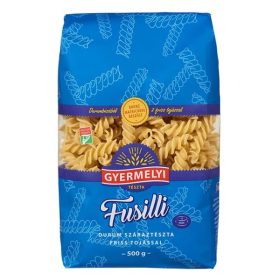 Száraztészta fusilli GYERMELYI 2 tojásos durum 500 g
