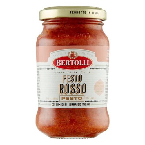 Üveges szósz BERTOLLI Pesto Rosso 185g