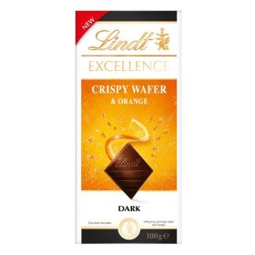 Csokoládé LINDT Excellence Crispy biscuit orange 100 g