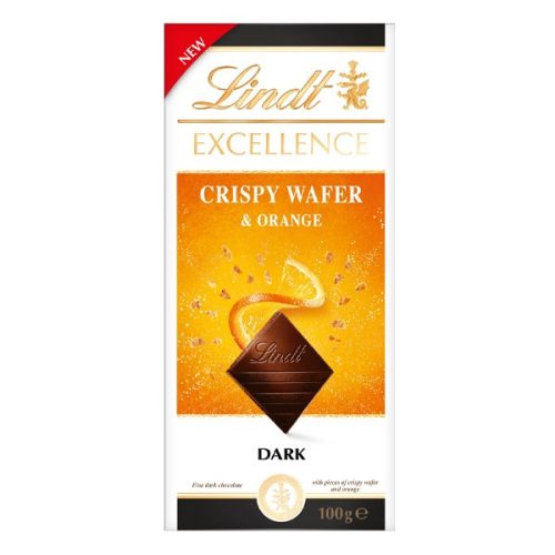 Csokoládé LINDT Excellence Crispy biscuit orange 100 g