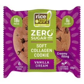 Rizskeksz RICE UP Zero collagen-protein vanília 60 g