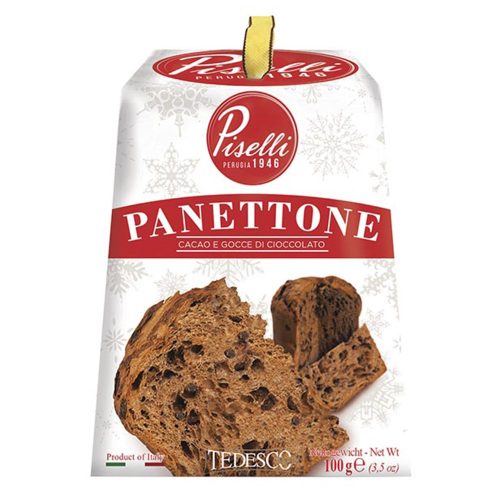 Kuglóf PISELLI panettone mini kakaós csokidarabos 100 g
