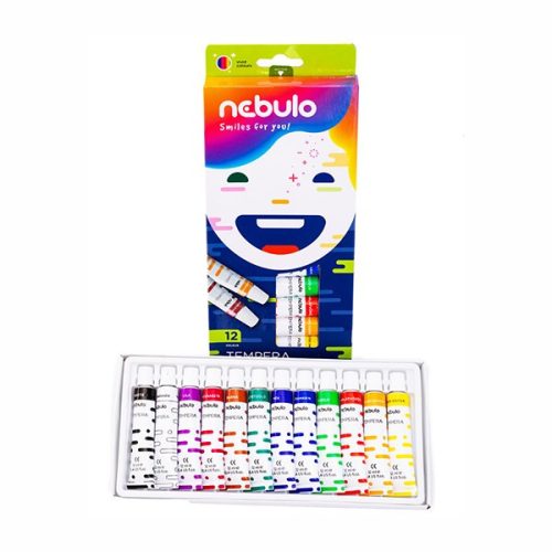 Tempera NEBULO 12 ml 12 darabos