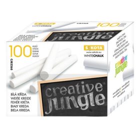 Táblakréta CREATIVE JUNGLE fehér kerek 100 darabos