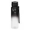 Kulacs ARS UNA műanyag matt BPA-mentes motivációs ombre 1 liter Black & White