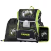 Iskolatáska szett OXY Premium 3 részes Gamer tolltartóval és tornazsákkal