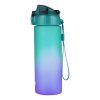 Kulacs OXY CLICK műanyag BPA-mentes 600 ml Ombre lila-zöld