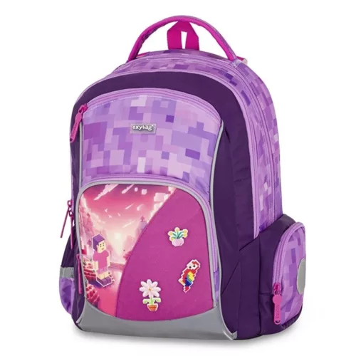 Iskolatáska szett OXY Go 3 részes Playworld Girl tolltartóval és tornazsákkal