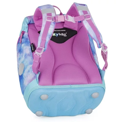 Iskolatáska szett OXY SHERPY 4 részes Unicorn tolltartóval, tornazsákkal és cserélhető matricával