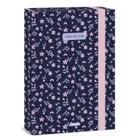 Füzetbox ARS UNA A/4 Navy Bloom