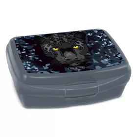   Uzsonnás doboz ARS UNA Black Panther műanyag BPA mentes 165x135x60 mm