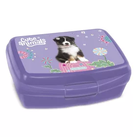   Uzsonnás doboz ARS UNA Cute Animals-Aussie műanyag BPA mentes 165x135x60 mm