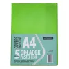 Füzetborító ASTRA PAP A/4 bújtatós pvc neon pasztell színek 5 db/csomag