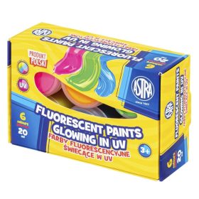 Dekorfesték ASTRA fluoreszkáló festék 20 ml 6 színű