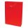 Dísztasak CREATIVE Special Simple XL 33x46x10 cm egyszínű piros zsinórfüles