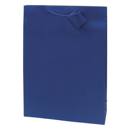 Dísztasak CREATIVE Special Simple XL 33x46x10 cm egyszínű kék zsinórfüles