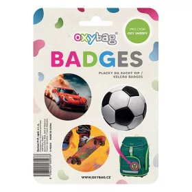 Cserélhető matrica OXY táskára 3 darabos Sport