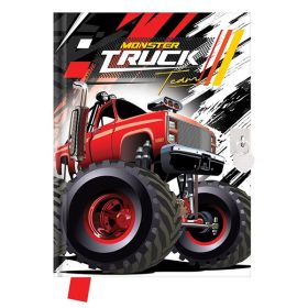 Emlékkönyv JUNIOR Monster Truck Team szív alakú lakattal