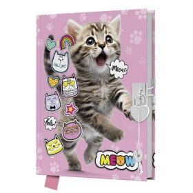 Emlékkönyv JUNIOR Cicás lakattal